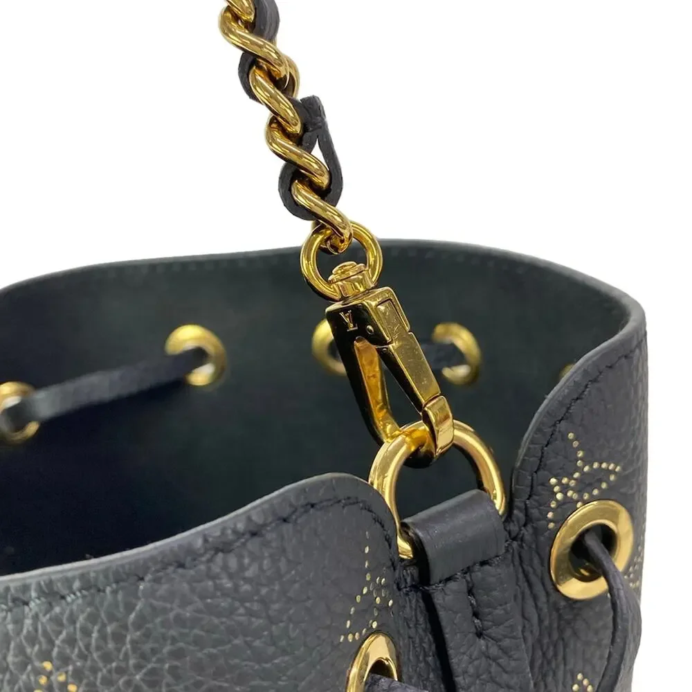Louis Vuitton Pico Bella Mahina Handbag M82744 Noir Gold - Picture 16 of 16
